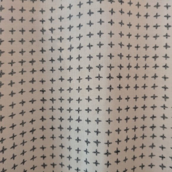 Anthropologie 11.1.Tylho White Printed Button Front Ruffled Neck Tunic - Picture 13 of 14